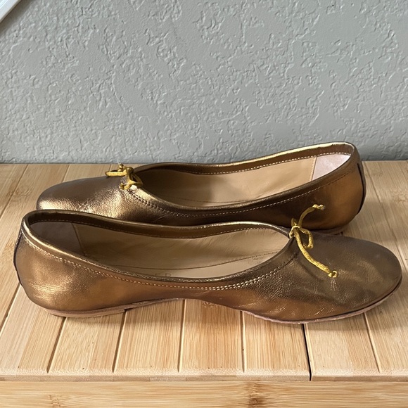 Jamie Haller the ballet slipper flats in gold EU 39 (US 8) - Picture 8 of 13